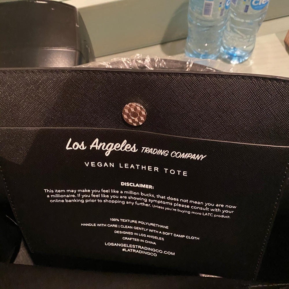 *LAST ONE* Boss Babe Vegan Leather Tote - Picture 5 of 6